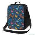 Axyaa Dino Insulated Lunch Bag - Portable Thermal Bento Tote for Kids, Boys, Girls