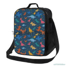 Axyaa Dino Insulated Lunch Bag - Portable Thermal Bento Tote for Kids, Boys, Girls
