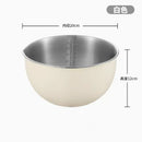 Axyaa Stainless Steel Mixing Bowl with Scale - Kitchen Utensils for Tableware