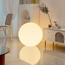 Axya LED Ball Globe Floor Lamp: Dimmable, 3 Colors, USB Rechargeable