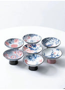 Axyaa High Foot Pastry Plate - Elegant Tea & Fruit Plate for Home