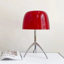 Axyaa Nordic Tripod LED Desk Lamp Chrome/Copper Base for Bedroom & Living Room