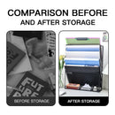 Wall mounted file organizer with bottom tray for office and home by Axyaa.
