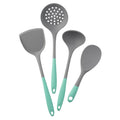 Silicone Kitchen Utensils Set by Axyaa - Non-stick Cooking Tools - Heat-resistant & Durable