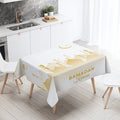 Axyaa Ramadan Mubarak Tablecloth - Islamic Muslim Mosque Home Decor