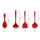 Silicone Kitchen Utensils Set, Spatula, Non Stick Pot, Leaking Spoon, Axyaa Accessories