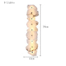 Axyaa Marble Wall Lamp: Modern Stone Light for Living Room and Hallway