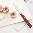 Axyaa Wood Handle Steak Knives Set Stainless Steel Cutlery Dinnerware Kit