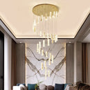 Axyaa Modern Pendant Lights: LED Chandelier Ceiling Lamp for Indoor Dining Room