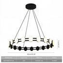 Axyaa Modern Minimalist Round Pendant Light for Dining Living Bedroom