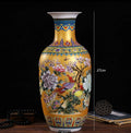 Axyaa Jingdezhen Enamel Vase: Ceramic Decorative Handicrafts, Antique Office Furniture Ornament