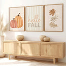 Axyaa Autumn Harvest Canvas Print for Modern Living Room Decor