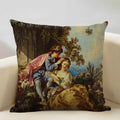 Axyaa New Mexico Painter Self Portrait Cushion Cover - Decor Pillowcase for Home Office