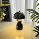 Axyaa Marble Table Lamp with USB Charging - Luxe Decor for Living Room & Bedroom