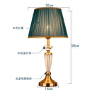Axyaa Crystal Floor Lamp with Fabric Shade - LED Room Decoration