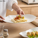 Axyaa Ceramic Salad Dessert Plate Set