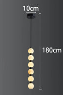 Axyaa LED Staircase Chandeliers for Living Room Pendant Light Lamps