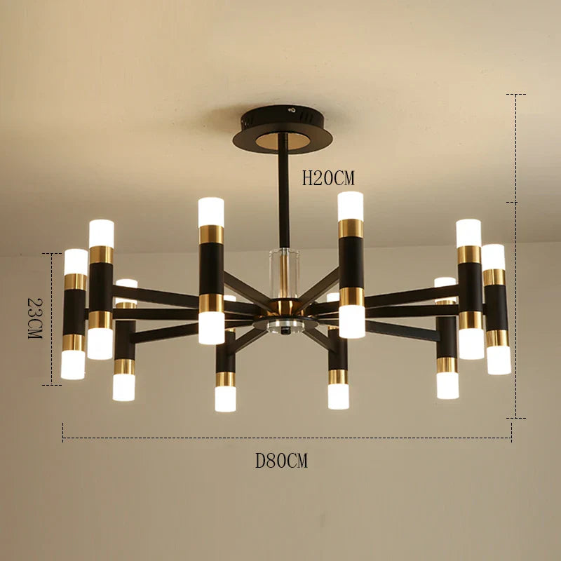 Axyaa Modern Minimalist Light Luxury Pendant Lamp Elegant Italian Restaurant Lighting