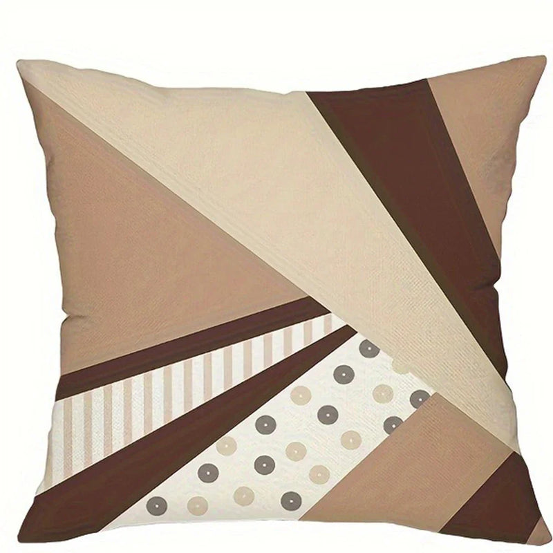 Axyaa Geometric Pattern Printed Pillowcase for Home Décor