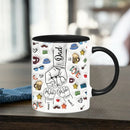 Axyaa Personalized Dad and Kids 3D Effect Mug Fist Bump Coffee Cup - Father's Day Gift