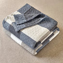Axyaa Japanese Cotton Towel Quilt, Three-Layer Gauze Summer Blanket