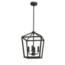 Axyaa Rustic Iron Cage Chandelier for Home Bar Shop
