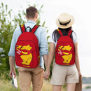 Axyaa Kids Backpack - Winnie The Pooh Theme for School and Outdoor Essentials