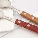 Axyaa Stainless Steel Silverware Set - 4/6/10Pcs Dinner Spoons Cutlery Kitchen Dinnerware
