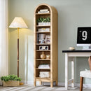 Axyaa Arched 8-Tier Shoe Cabinet with Adjustable Shelves