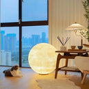 Axyaa Nordic Moon LED Floor Lamp for Home Decoration and Bedroom Lighting