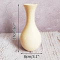 Retro Nordic Wooden Flower Vase by Axyaa - Tabletop Art Decor Ornament