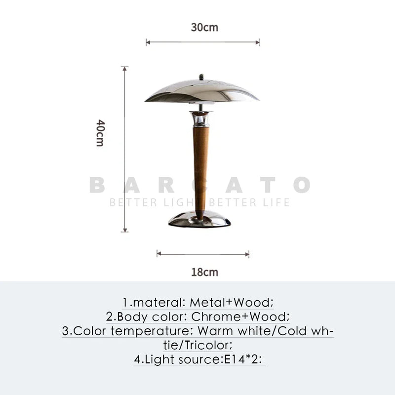 Wooden Walnut Table Lamp Floor Lamp for Home Decor E14 Lighting by Axyaa