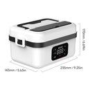 Axyaa Rechargeable Electric Lunch Box: Portable Self-Heating Food Warmer