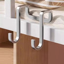 Axyaa Stainless Steel Double S-Shape Rear Hanger Hook for Home Storage