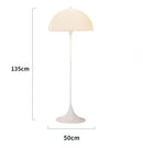 Axyaa White Floor Lamp for Study Living Room, Bedroom - LED Mushroom Table Light