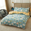 Axyaa Cartoon Print Duvet Cover 220x240 for Adults Kids - Double-sided Comforter Cover