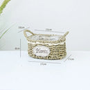 Axyaa Hand-woven Straw Flower Pots | Eco-Friendly Plant Fiber Baskets & Ornaments