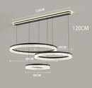 Axyaa Nordic Stainless Steel Pendant Chandelier for Dining & Living Room