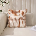 Axyaa Plush Tie-Dyed Fleece Pillowcase - Soft Sofa Cushion Cover