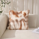 Axyaa Plush Tie-Dyed Fleece Pillowcase - Soft Sofa Cushion Cover