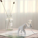 Axya Mini Gorilla Night Light: Black Golden Monkey Table Lamp