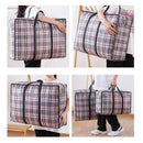 Axyaa Stripe Woven Bag: Large Capacity Storage & Organization Solution
