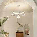 Axyaa Modern Luxury Ring Chandelier for Living Room, Bedroom, Study - Nordic Style LED Lighting