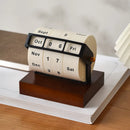Axyaa Rotating Desk Calendar Office Timer Creative Ornaments Jewelry Holiday Gifts
