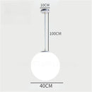 Axyaa Glass Ball Pendant Light - Modern Design for Home Decor & LED Fixture