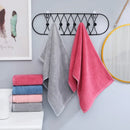 Axyaa Red Bamboo Fiber Towels Set - Absorbent Luxury Bathroom Gift