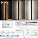 Axyaa Outdoor Black Wall Sconce with Dimmer Switch for Bright Garden Lighting