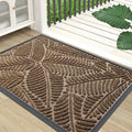 Axyaa Non-Slip Indoor Outdoor Door Mat - Dirt Trapper Washable Entryway Rug