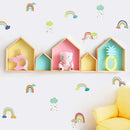 Axyaa Rainbow Wallpaper Wall Stickers Children's Room Vinyls Decoration