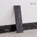 Axyaa Self-Adhesive Wooden Wall Stickers, Rectangular Skirting Lines, 1mm Thickness, Indoor Use